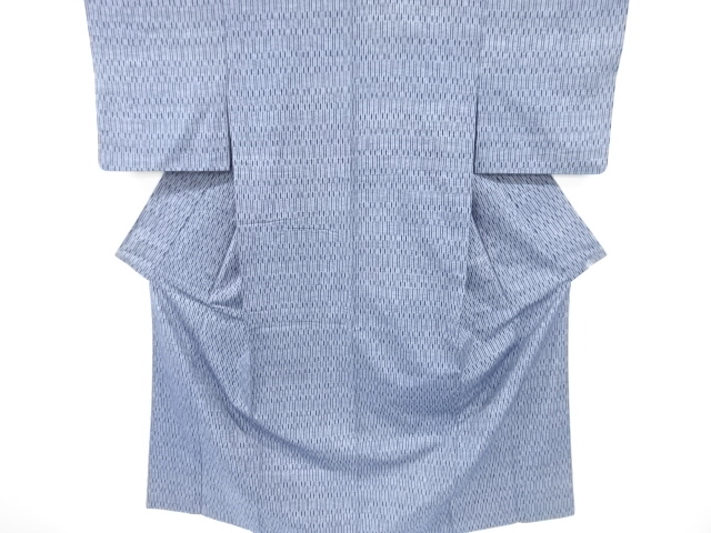 JAPANESE KIMONO / TSUMUGI / WOVEN ABSTRACT STRIPE